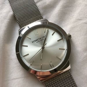 Kenneth Cole Silver Mesh Watch